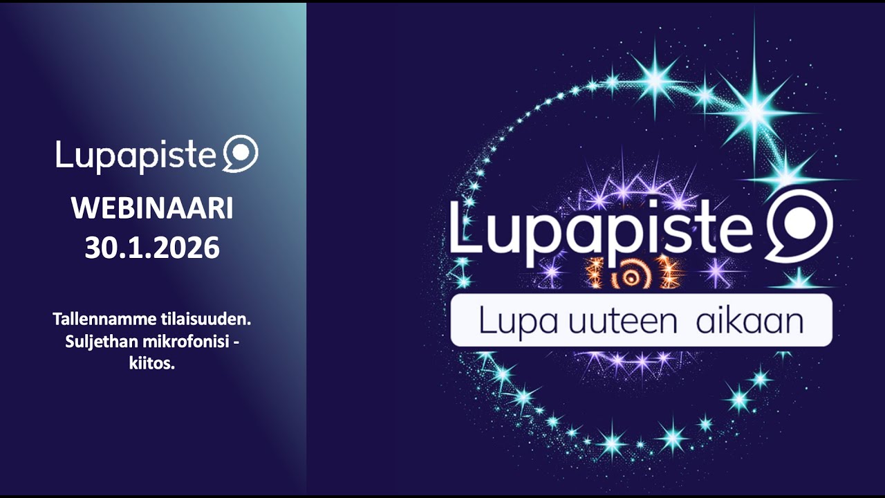 Lupapisteen webinaari suunnittelijoille tietomallien käytöstä 30.1.2026