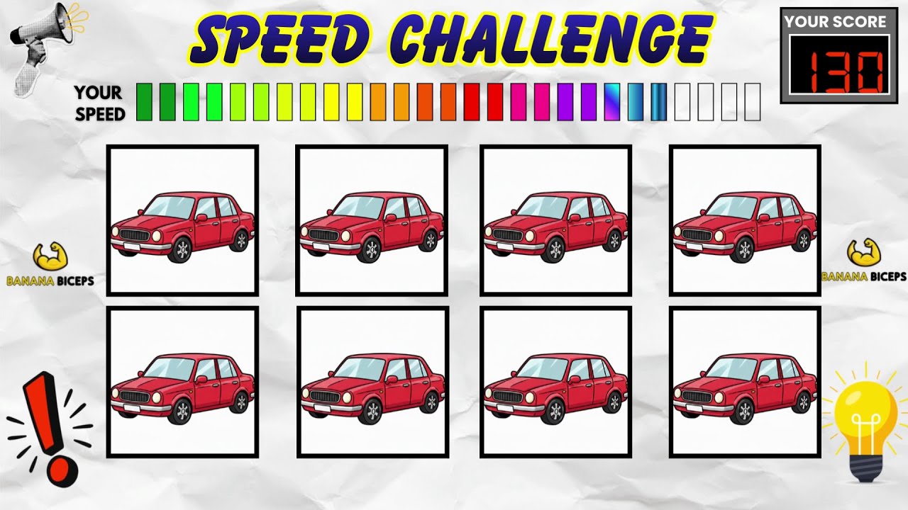 Slow to Fast Say The Word On Beat Speed Challenge 38 | SPEED EDITION | Easy Medium Hard | Fast