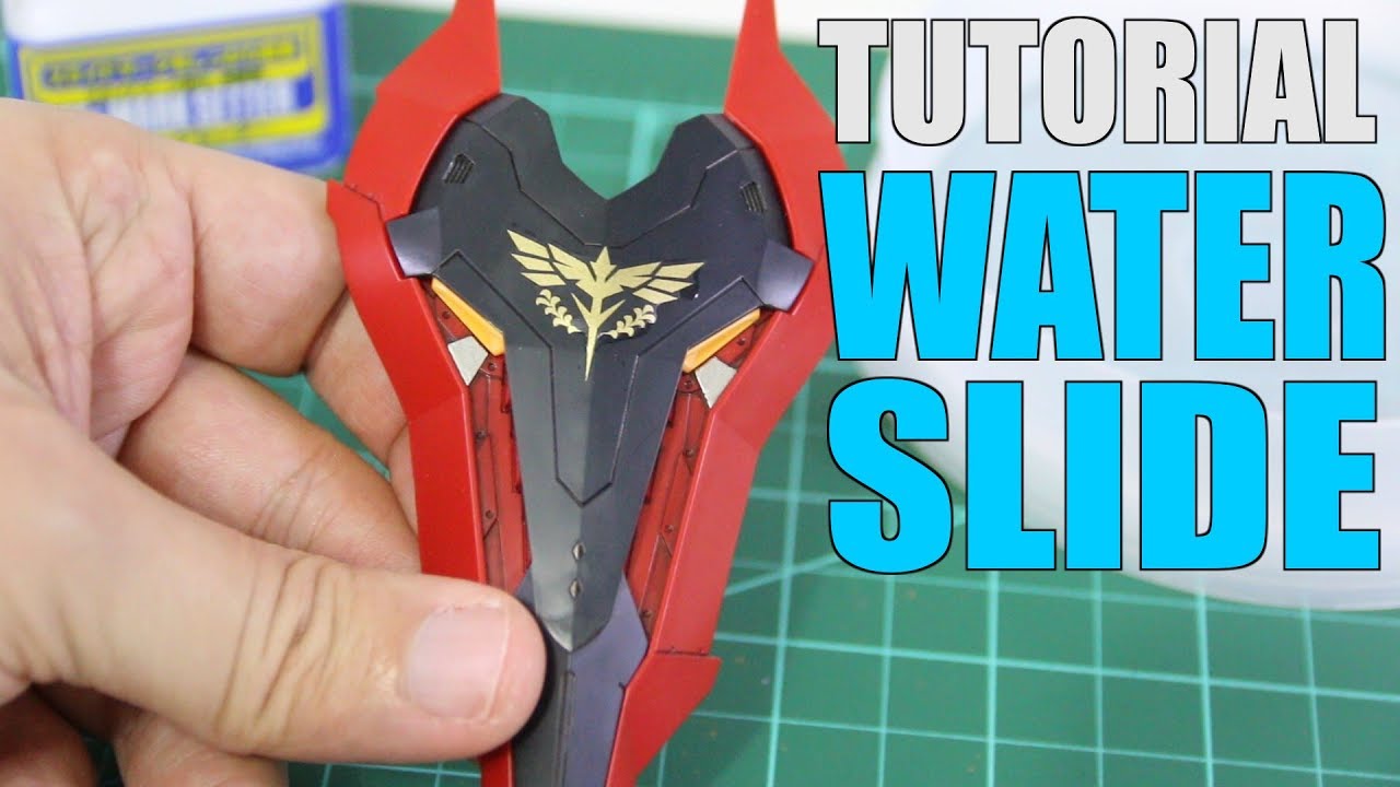 [85] TUTORIAL: Aplicando Water Decal ou Water Slide em Gundam / Gunpla