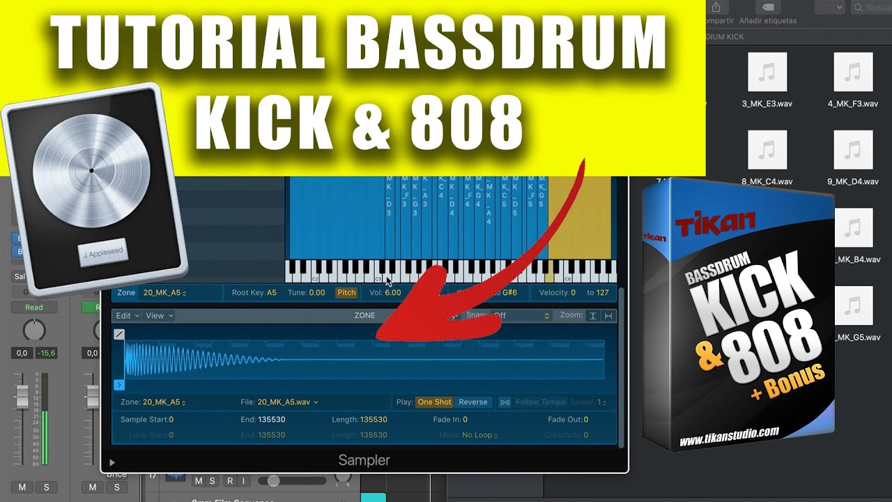 Produciendo Kicks y 808 con trap, soul, rnb | Logic pro X
