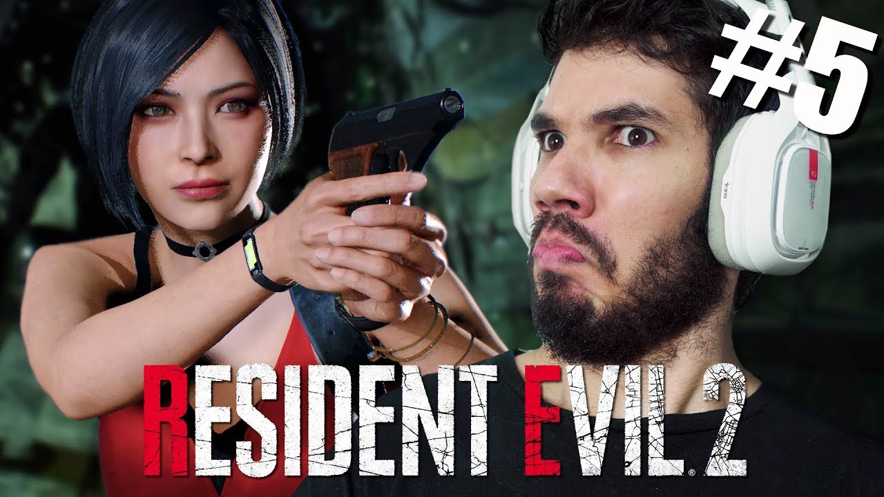 RESIDENT EVIL 2 REMAKE : LEON A #5 - GAMEPLAY COM A ADA e CROCODILO GIGANTE