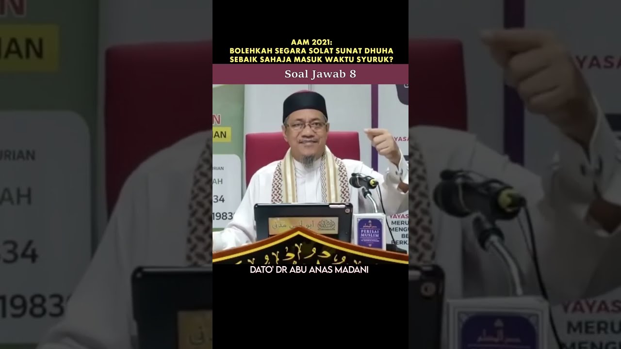 AAM 2021; Bolehkah segara solat sunat dhuha sebaik sahaja masuk waktu syuruk?
