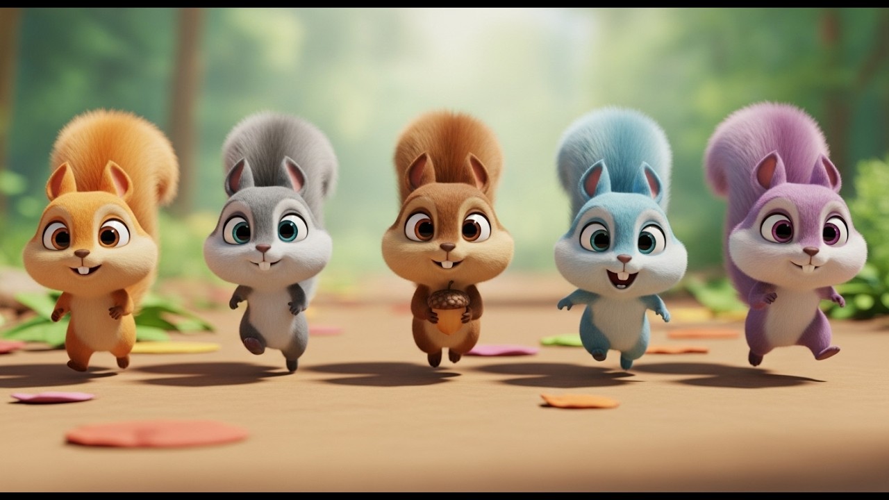 Five Little Numbats Dash Dash Dash | Australian Animal Song & Counting Rhyme