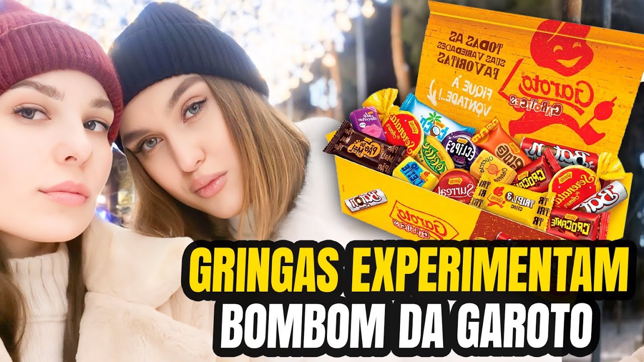 GRINGAS EXPERIMENTAM BOMBOM DA GAROTO