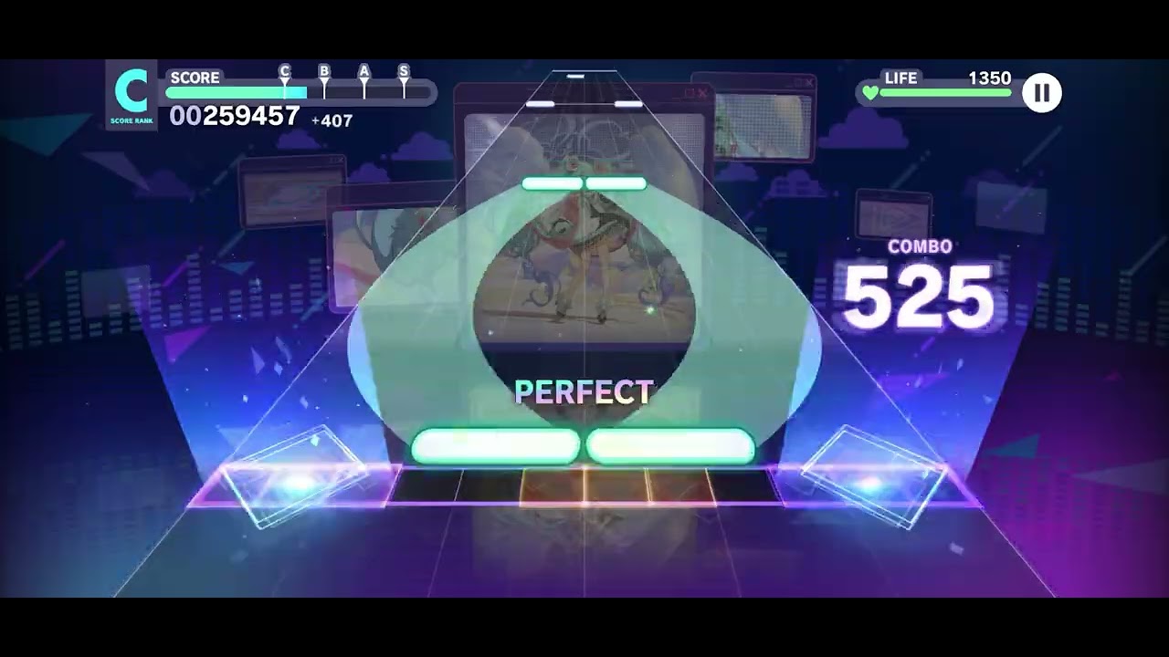 Watch an iPad kid play Hatsune Creation Myth but I thought the song ended after the spammy part 