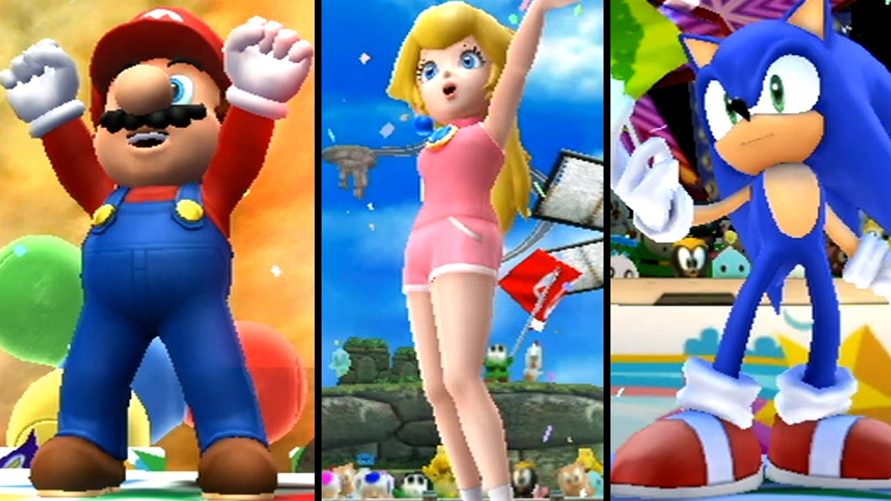 Mario and Sonic at the London 2012 Olympic Games ALL DREAM EVENTS  (Wii)
