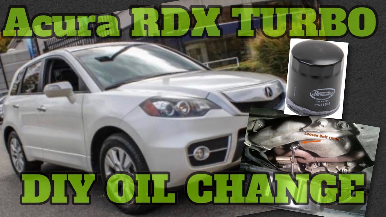 2007-2012 Acura RDX oil change and maintenance light reset