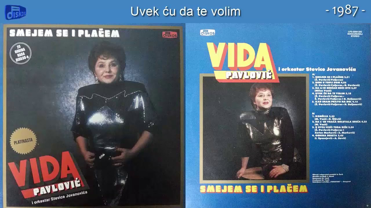Vida Pavlovic - Smejem se i placem - (Audio 1987) - CEO ALBUM