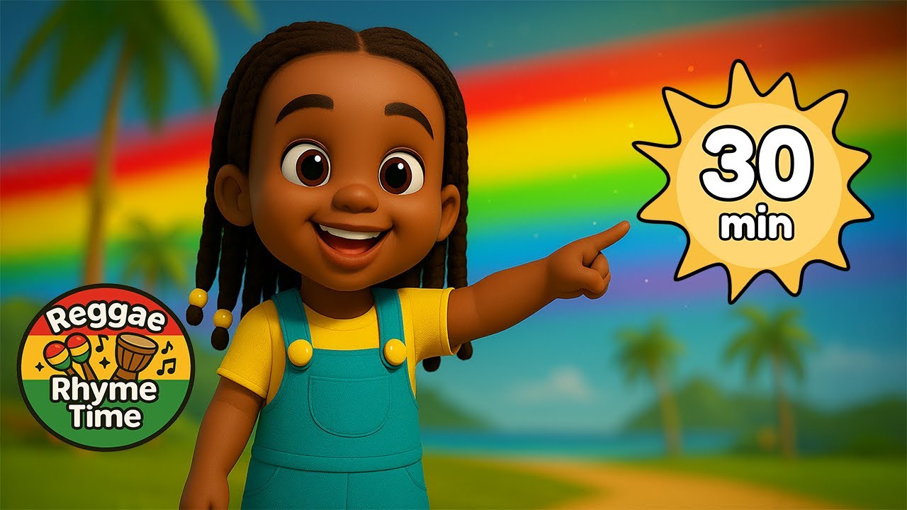 Learn Colours, Shapes, Numbers + More! | Learning Videos for Toddlers & Kids | Reggae Rhyme Time