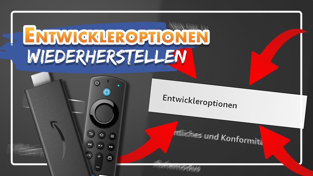 ⚠️ Entwickleroptionen auf Fire TV Stick wiederherstellen