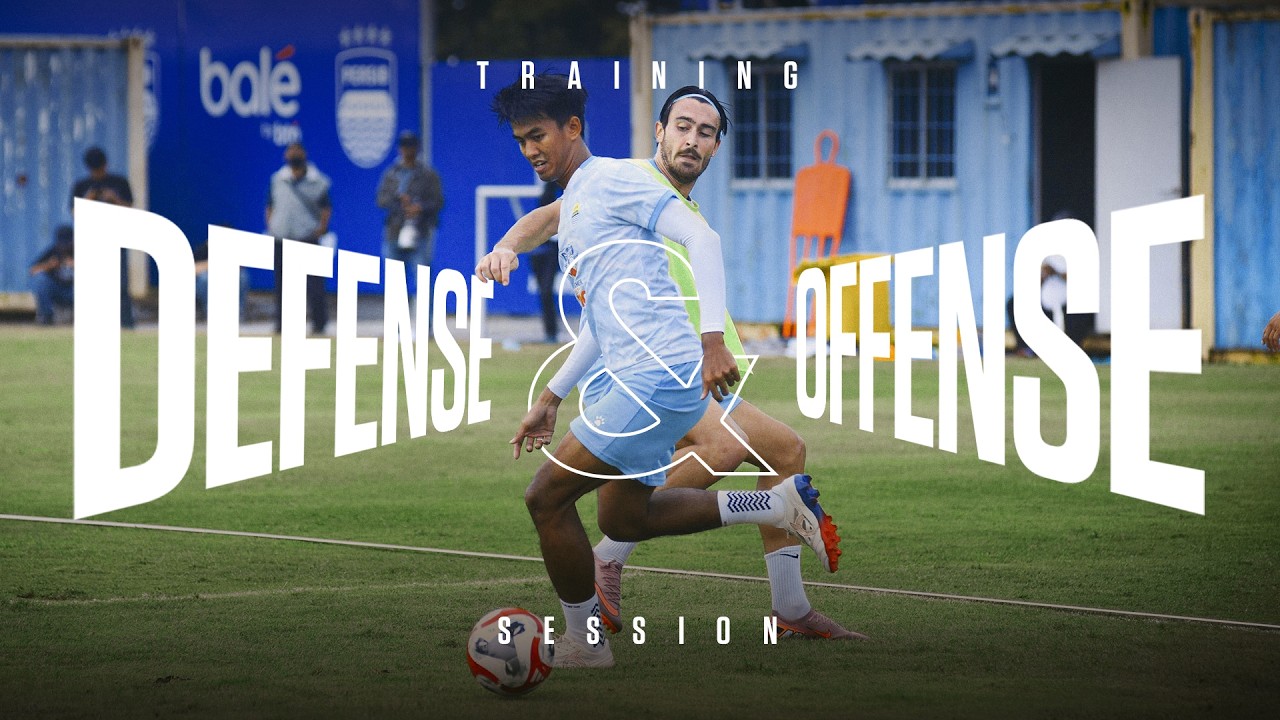 Cara PERSIB Bertahan dan Menyerang di Latihan | Training Session