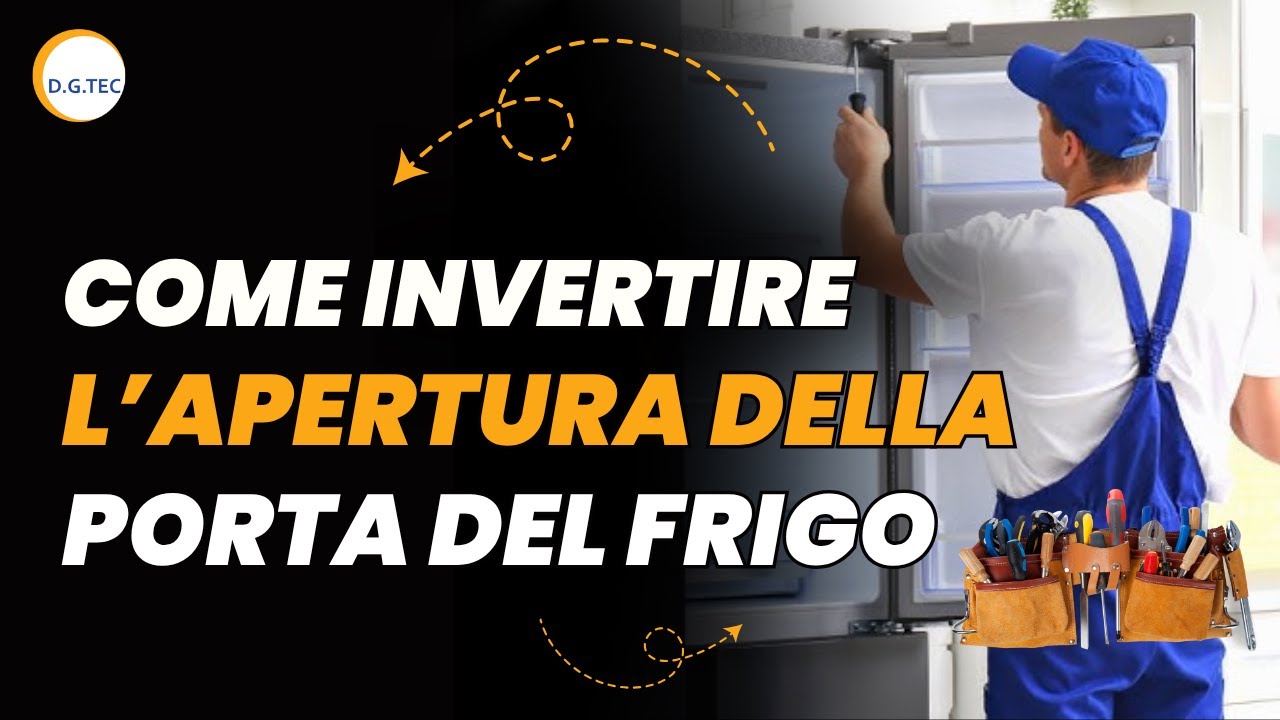 Come invertire l'apertura della porta del frigo