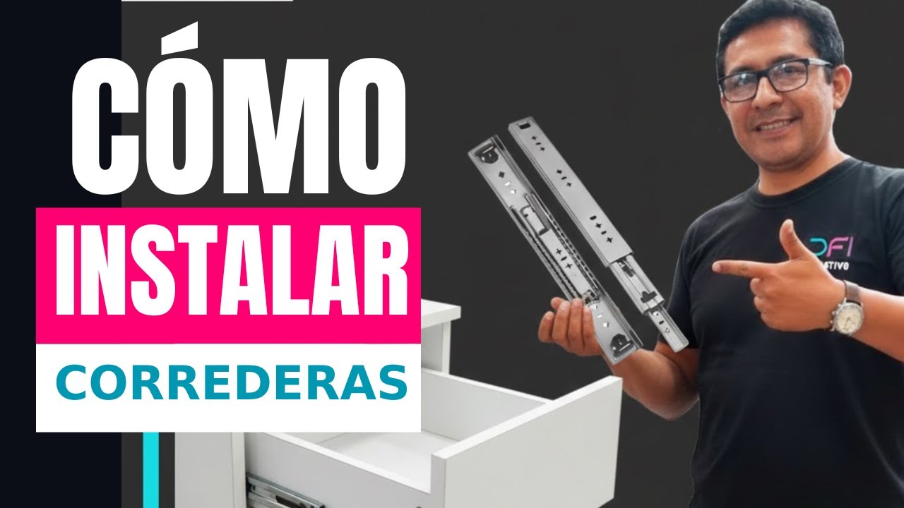 Cómo Instalar Corredizas Telescópicas en Cajones | Guía Fácil y Sin Errores Carpintería en Melamina