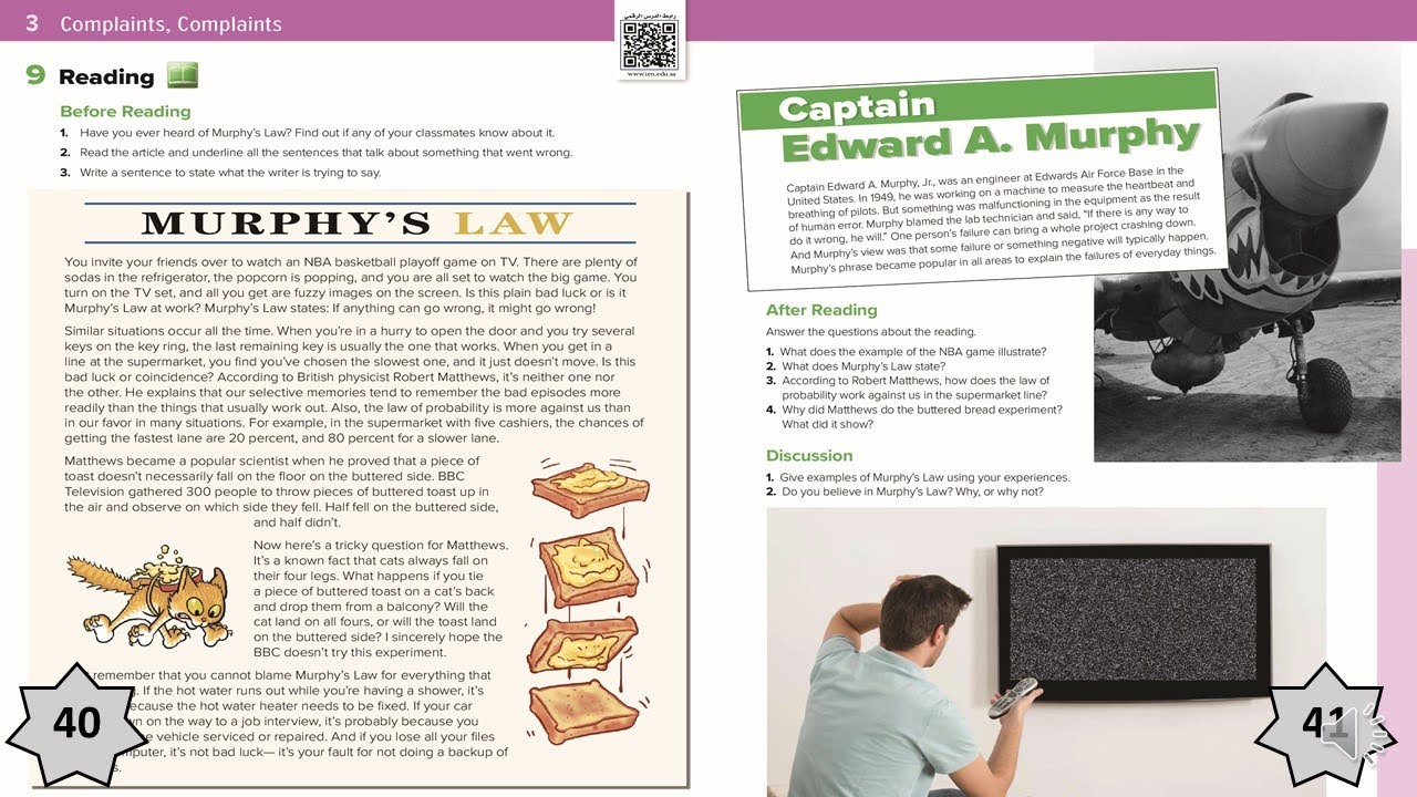 Mega Goal 2 - Unit 3 - Lesson 4 - Reading - Pages 40 - 41