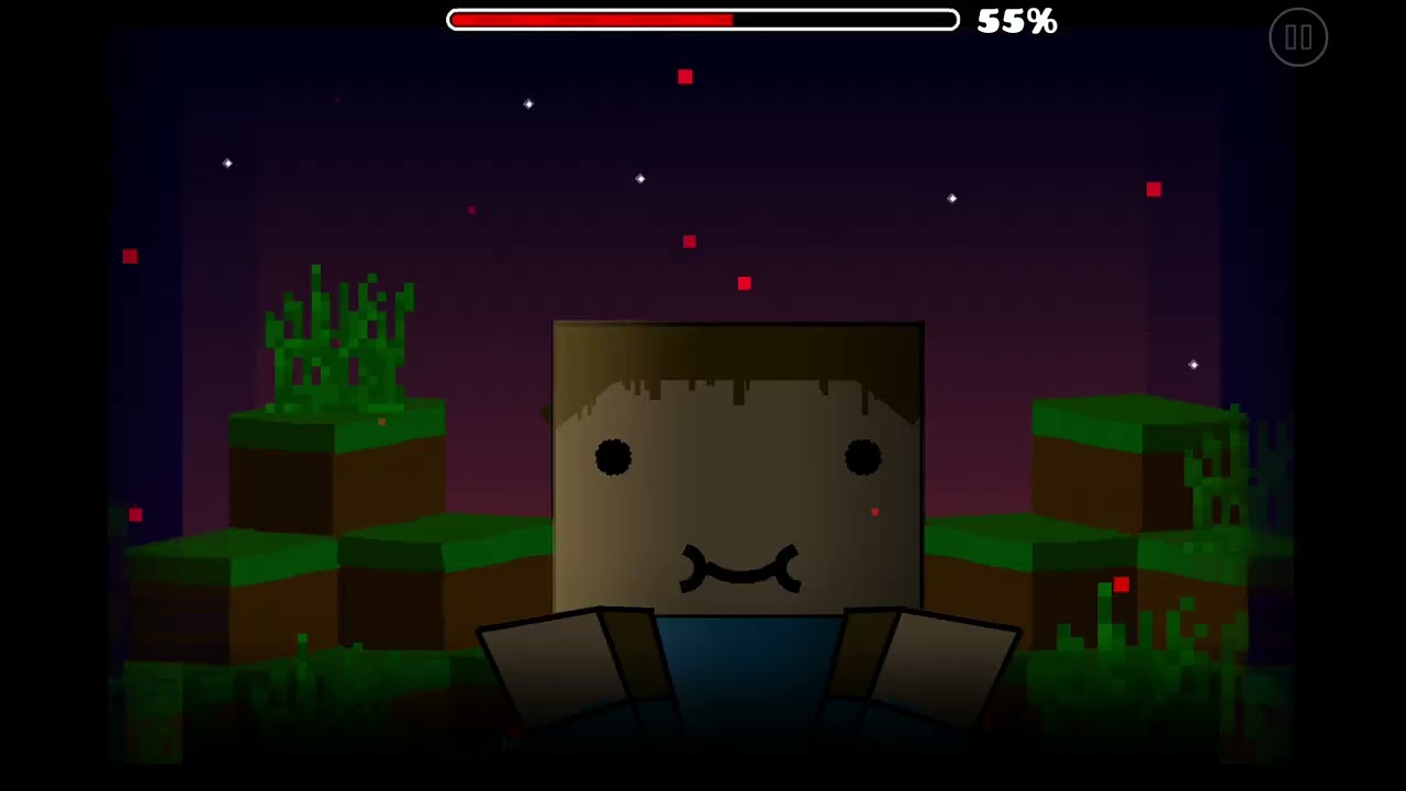 Geometry Dash – Minecraft (3 Levels in 1 Video)