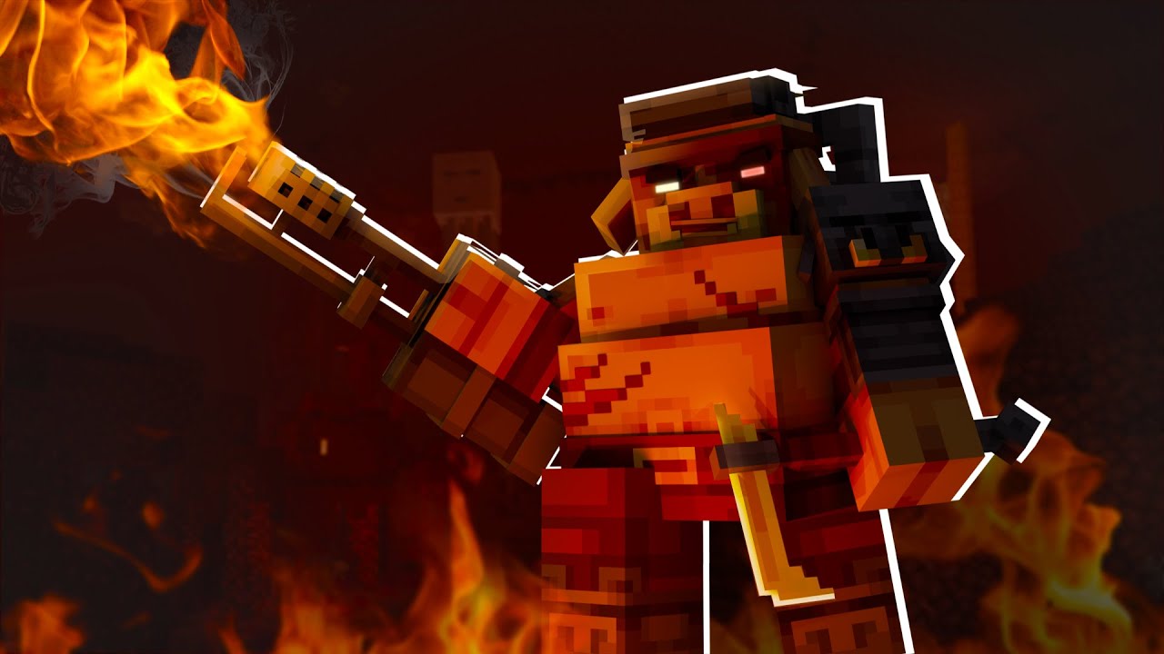 Really BIG PIG! Minecraft custom BOSS #mcmodels #modelengine