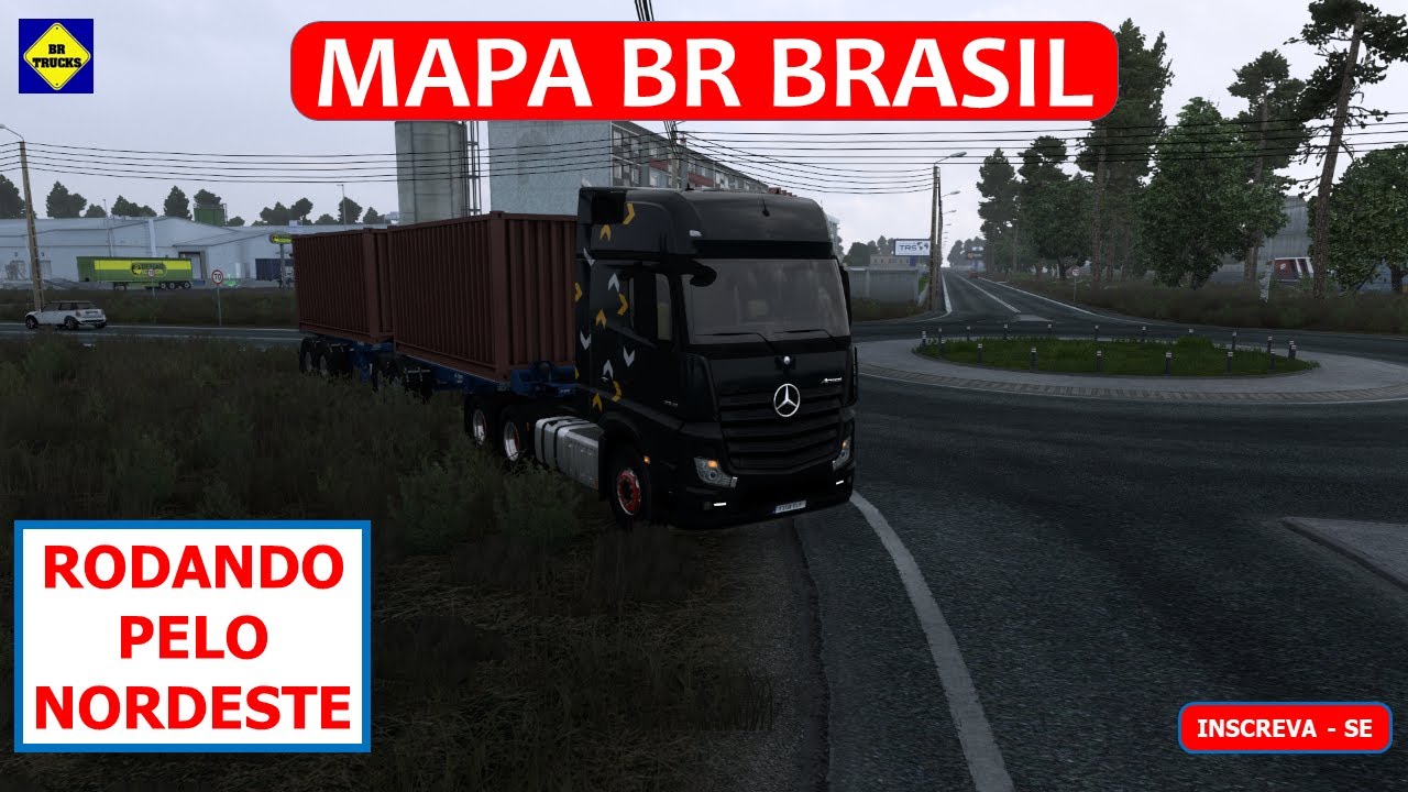 01 - EURO TRUCK SIMULATOR  2 - MAPA BR BRASIL Nordeste- #01|  10 - 01 - 2026 |