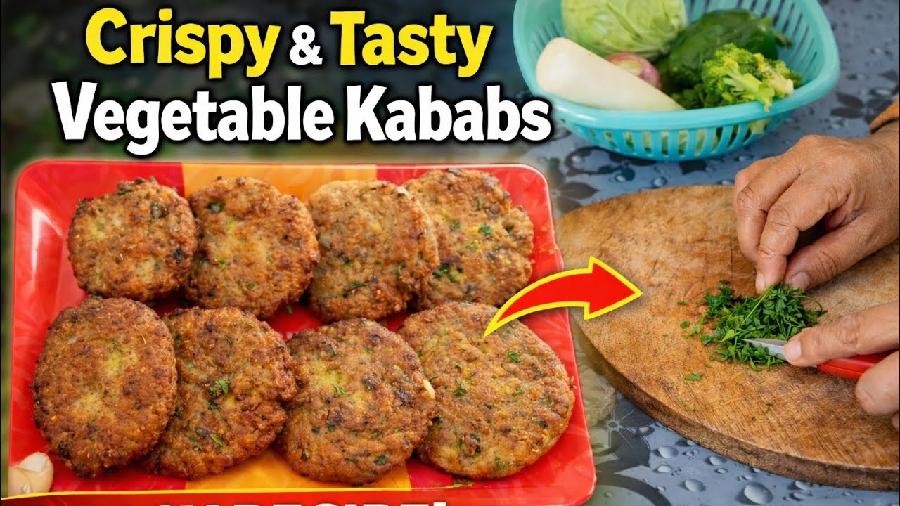 Quick Snack Idea | Kabab Itne Soft, Ke Mouth Mein Melt Ho Jaaye! | Crispy Vegetable Kabab