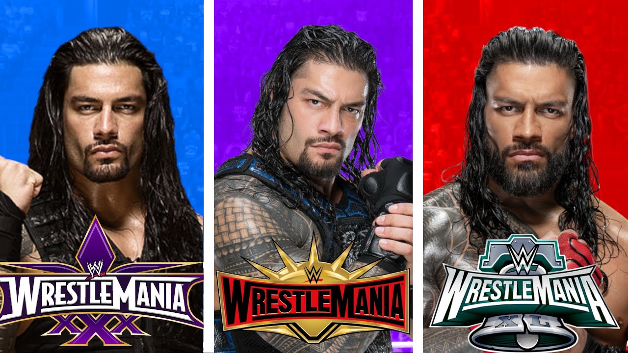 I Resimulated every Roman Reigns Wrestlemania match!