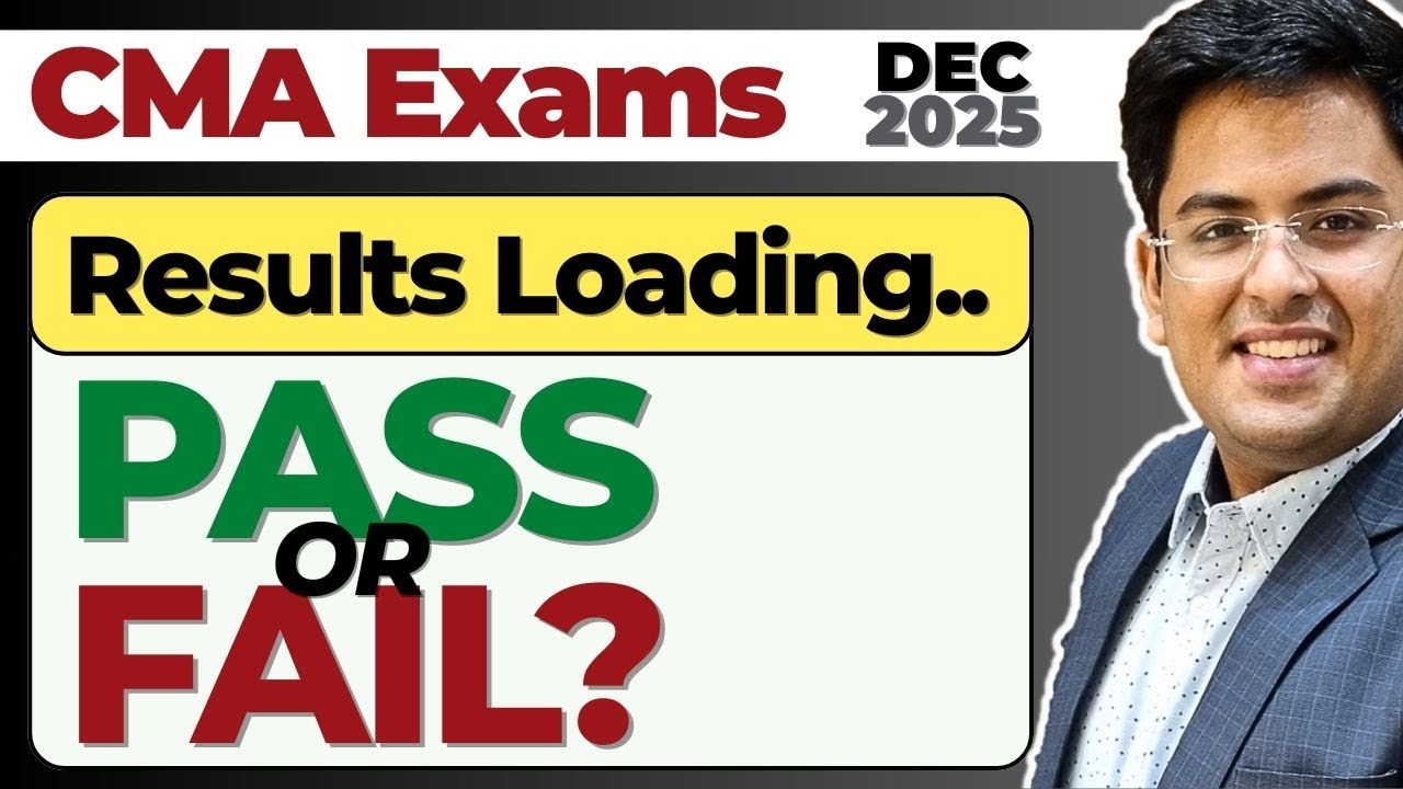 CMA Exams - Dec 2025 - RESULTS! #cma #cmainter #cmafinal
