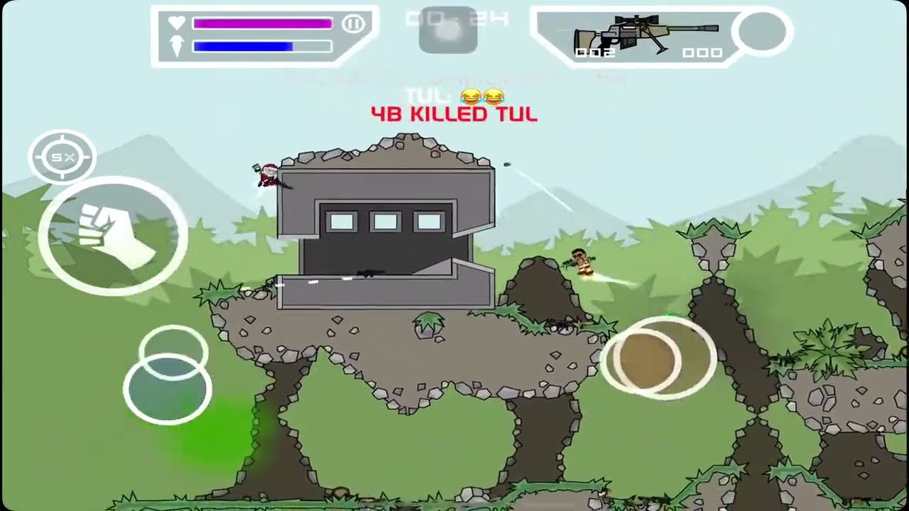 Da2 mini militia: 4B vs TUL clanwar (deleted video)