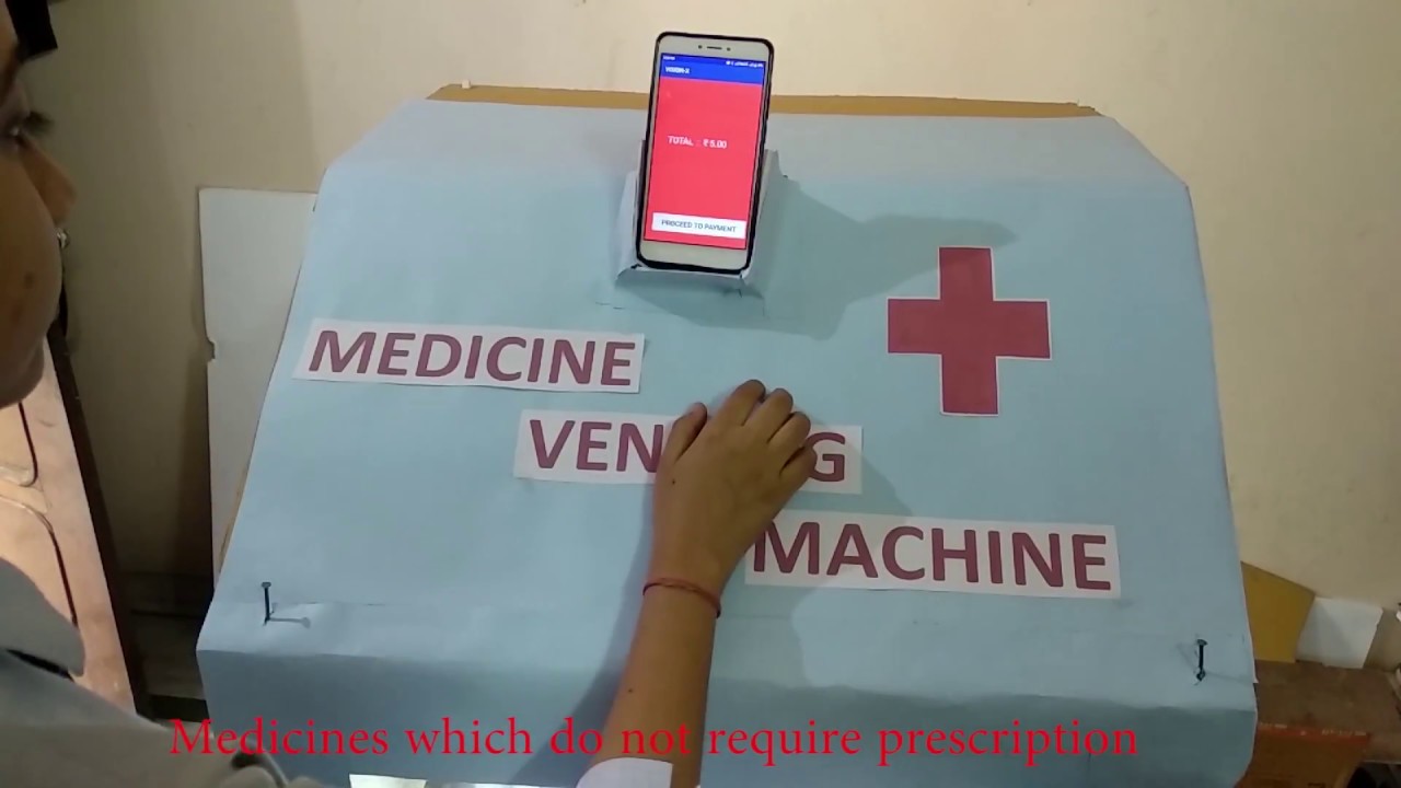Medicine Vending Machine | Smart India Hackathon  | QR Code Technology