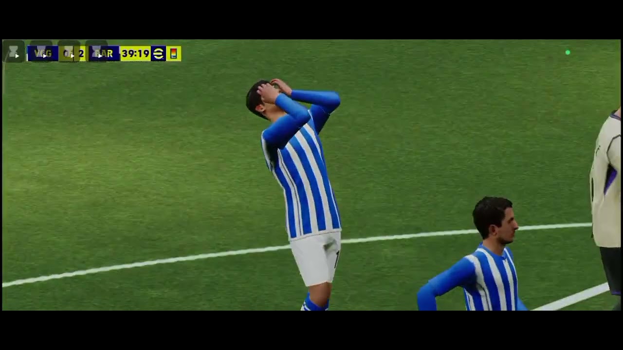 Jogando efootboll 