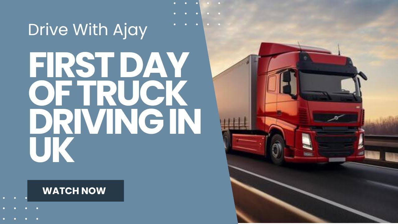 Truck drive in uk | first video | HGV driving life in uk