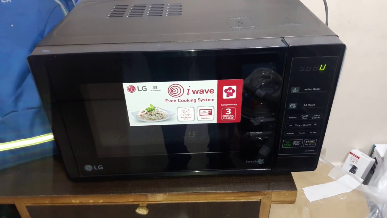 how to use LG 20 Litres solo microwave oven model MS2043DB full demo