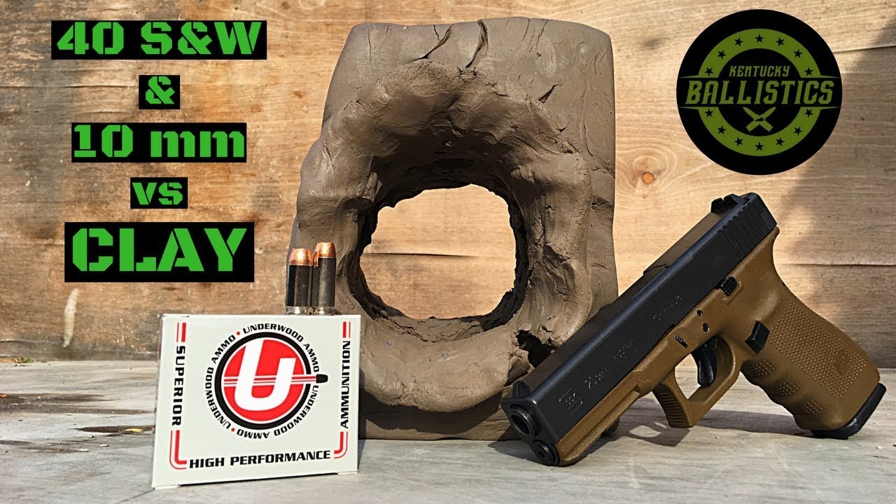 40 S&W vs 10mm vs Clay