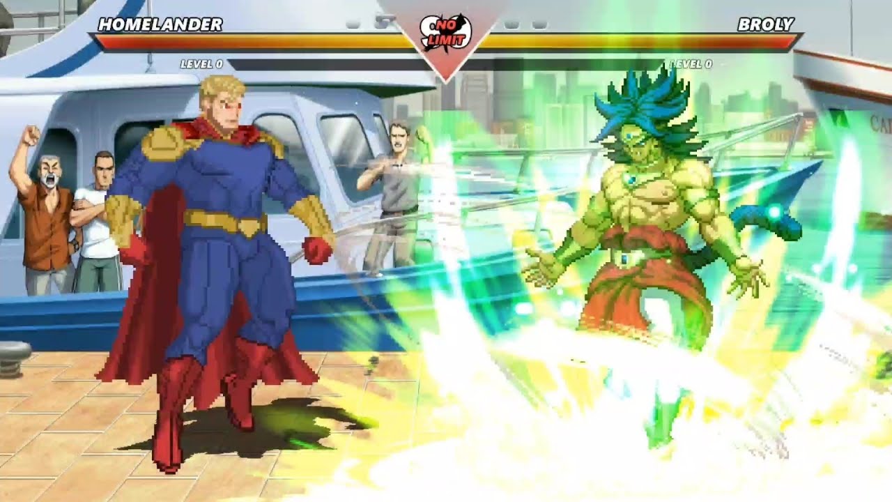 HOMELANDER vs BROLY - Highest Level Incredible Epic Fight!