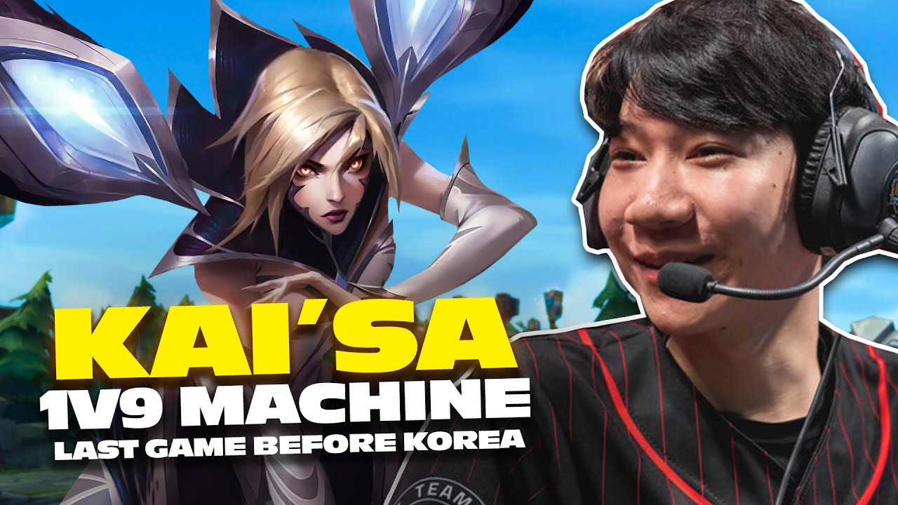 CRAZY KAI'SA POP OFF BEFORE KOREA BOOTCAMP *Pentakill*