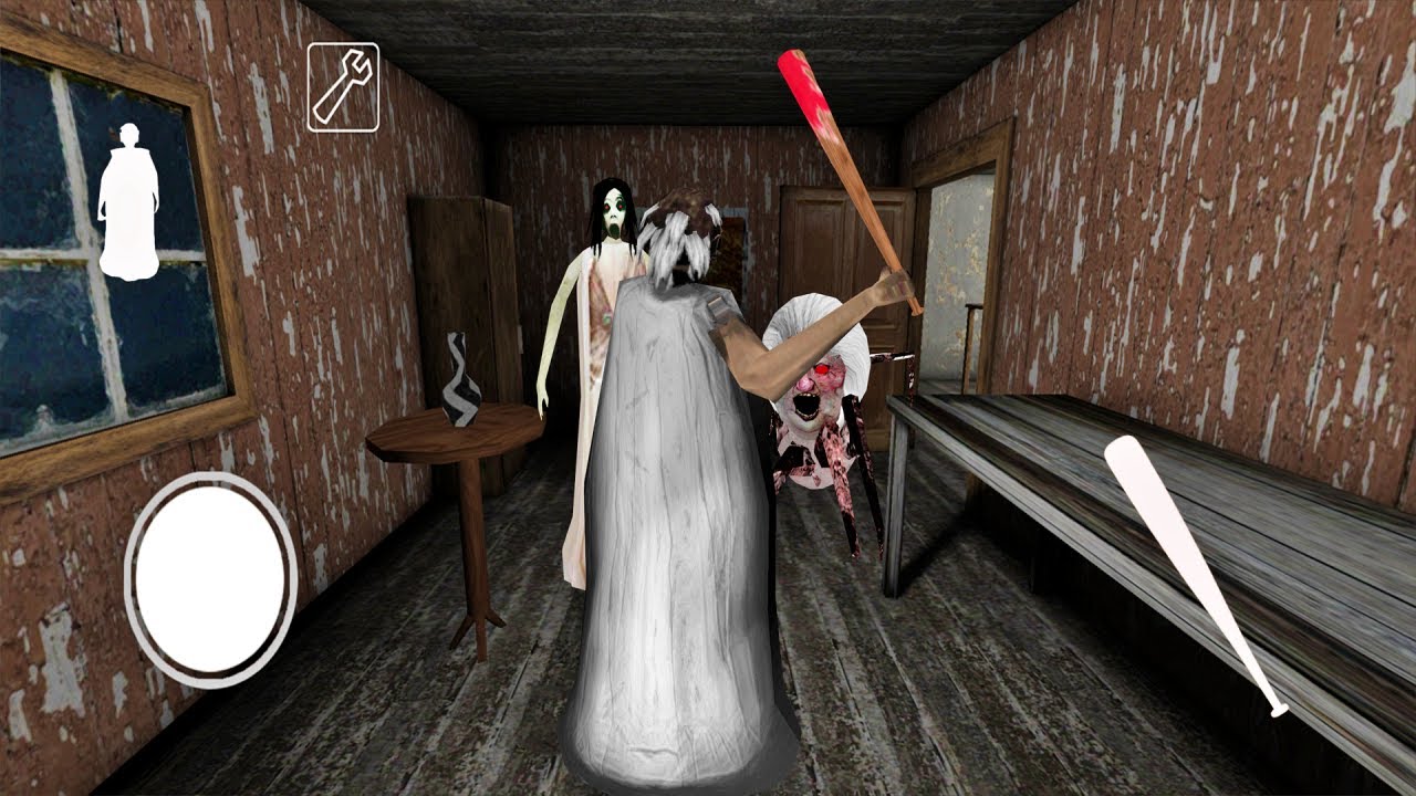 Playing as Granny in Granny's Old House