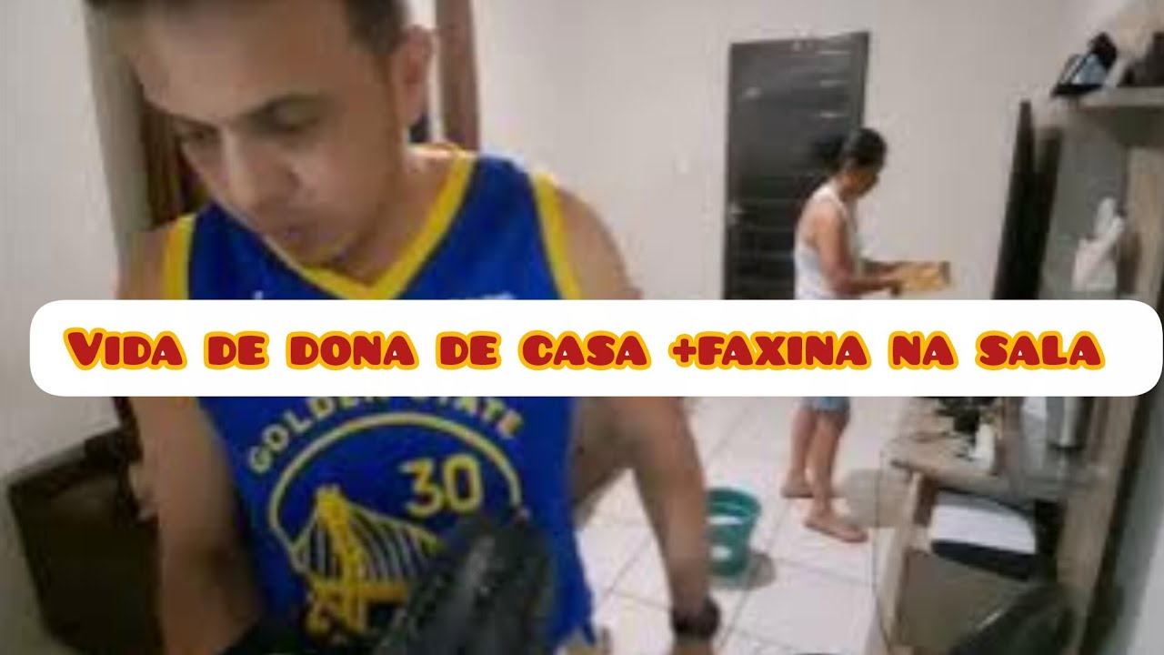 Faxina na sala + marido foi ao Açougue ...