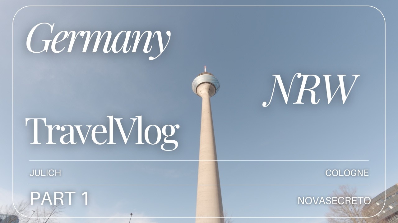 Exploring Germany 🇩🇪 | Cologne & Jülich (Part 1)