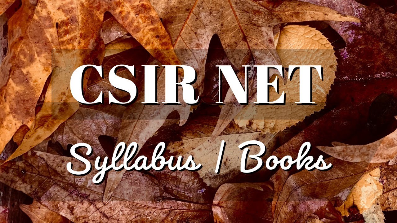 Exam Pattern, Syllabus & Books of CSIR NET Mathematics | with Prof Ishika |