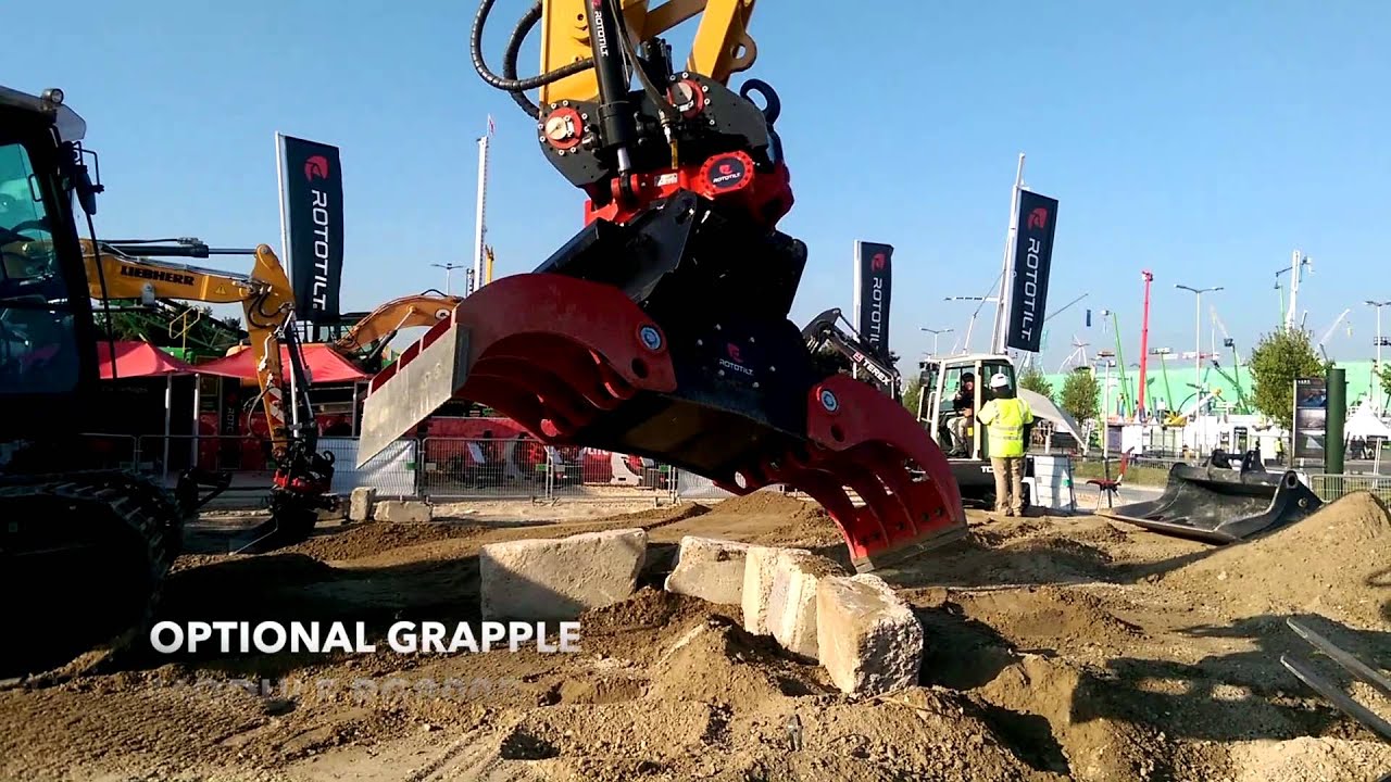 Rototilt R6 at Intermat Paris