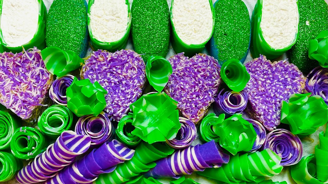 Soap boxes with glitter🍀🍁Crushing soap boxes 🍁🍀