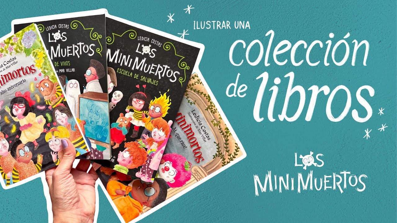 Así ilustré toda una colección de libros infantiles - Los Minimuertos
