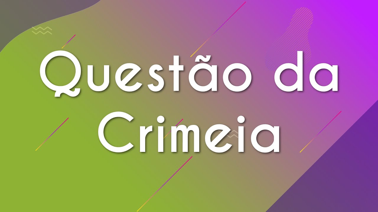 Questão da Crimeia - Brasil Escola
