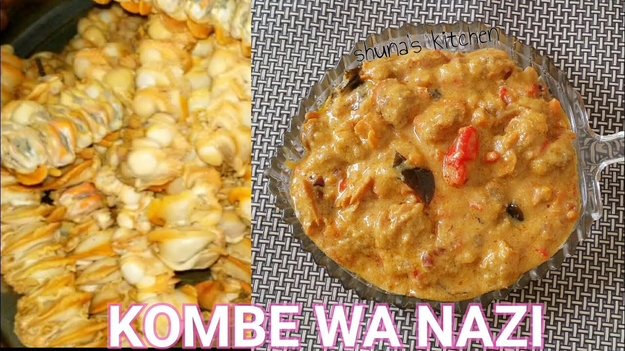 Jinsi ya kupika kombe/chaza za nazi - Seafood in coconut sauce