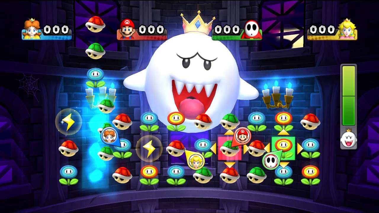 Mario Party 9 - Boss Rush - Peach vs Daisy,Shy Guy,Mario Master Difficulty | Mario Gaming