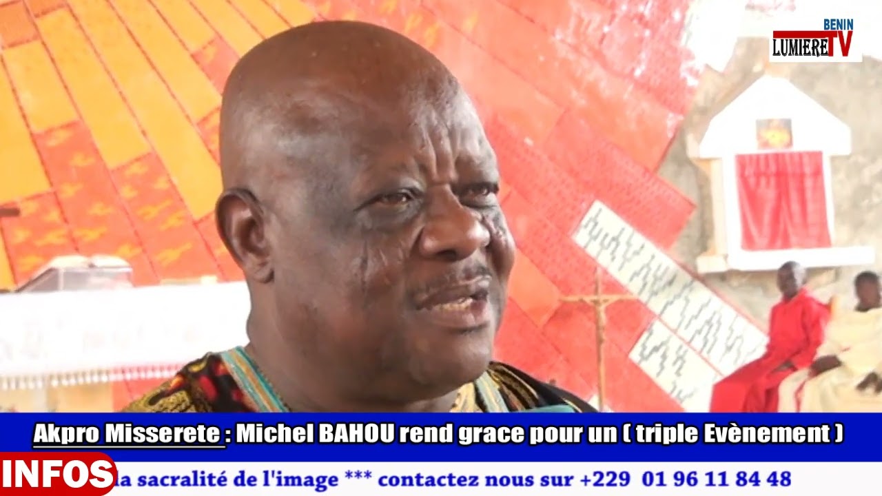 Michel M. BAHOU rend grâce pour un triple évènement dans sa vie ce 29 juin 2025