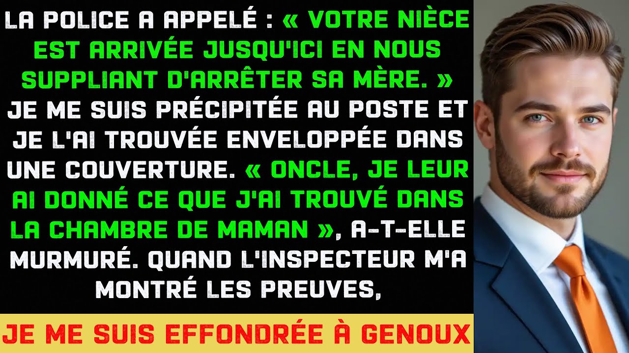 Ma nièce a supplié la police d'arrêter sa mère... Les preuves qu'elle a trouvées m'ont détruit.