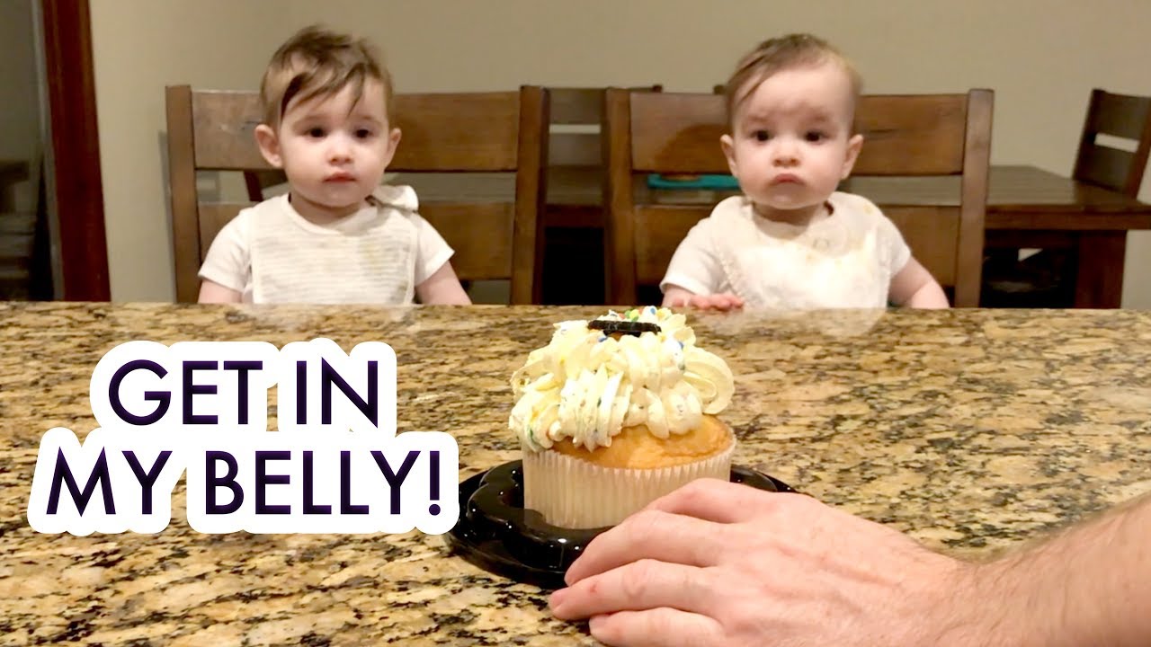 Baby Girls Eating Cake for the First Time! /// McHusbands