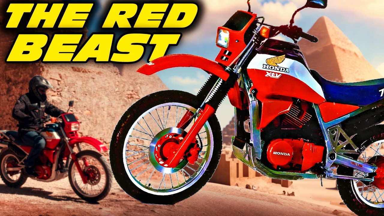 Honda's FIRST V-TWIN BEAST The XLV750R Born to DOMINATE the WORLD!