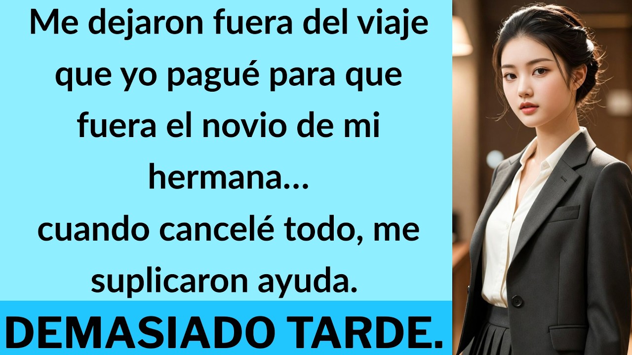 Mi hermana me dejó fuera del viaje de lujo que yo pagué—y decidí cancelarlo todo.