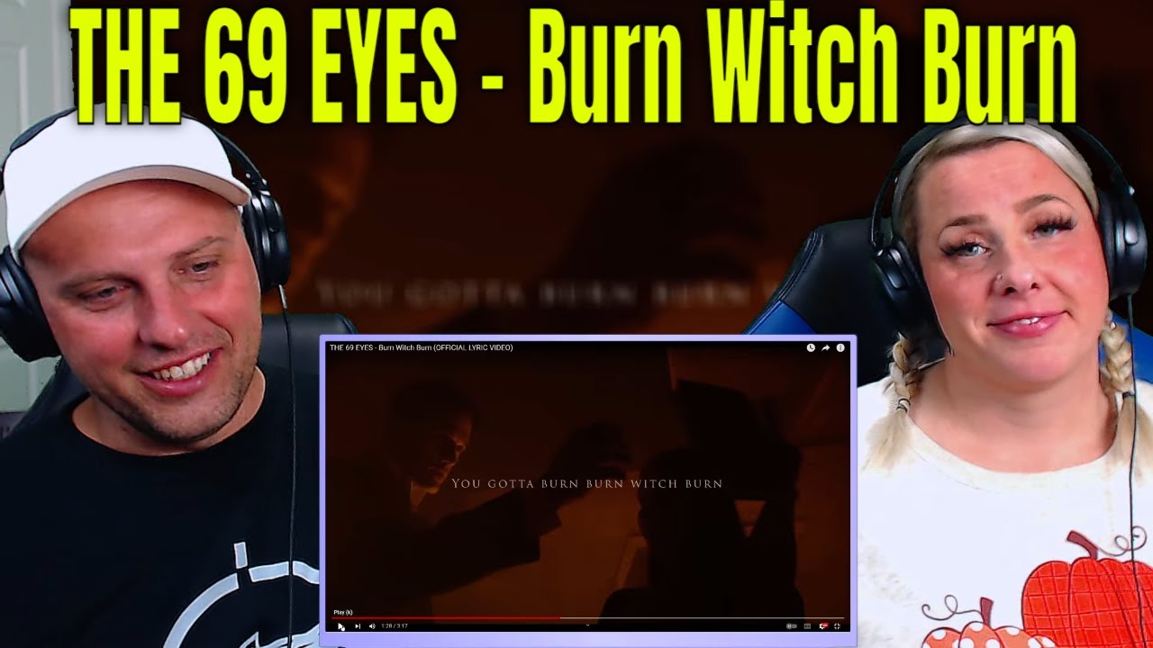 Reaction To THE 69 EYES - Burn Witch Burn | Samhain Eve series (9 of 13) THE WOLF HUNTERZ REACTIONS