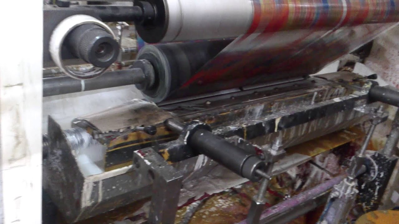 HIGH SPEED ROTOGRAVURE PRINTING MACHINE WITH ARC