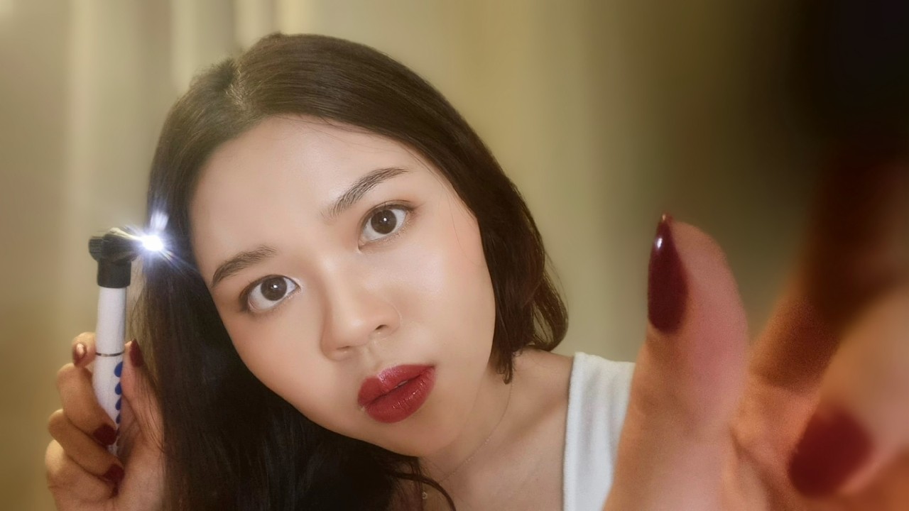 ASMR Thai What Do I See in Your Eyes? 🔍👁️ อะไรติดในตาคุณ?